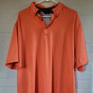 Walter Hagen Men's XL Performance Golf Polo Heathered Orange
